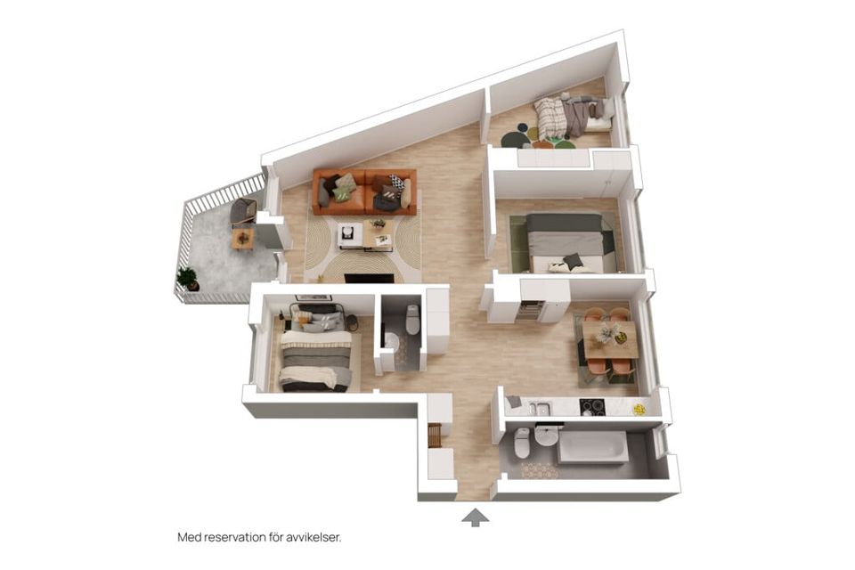 Bostadsrätt, Falkvägen 18, Brännbo, Sigtuna