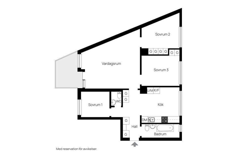 Bostadsrätt, Falkvägen 18, Brännbo, Sigtuna