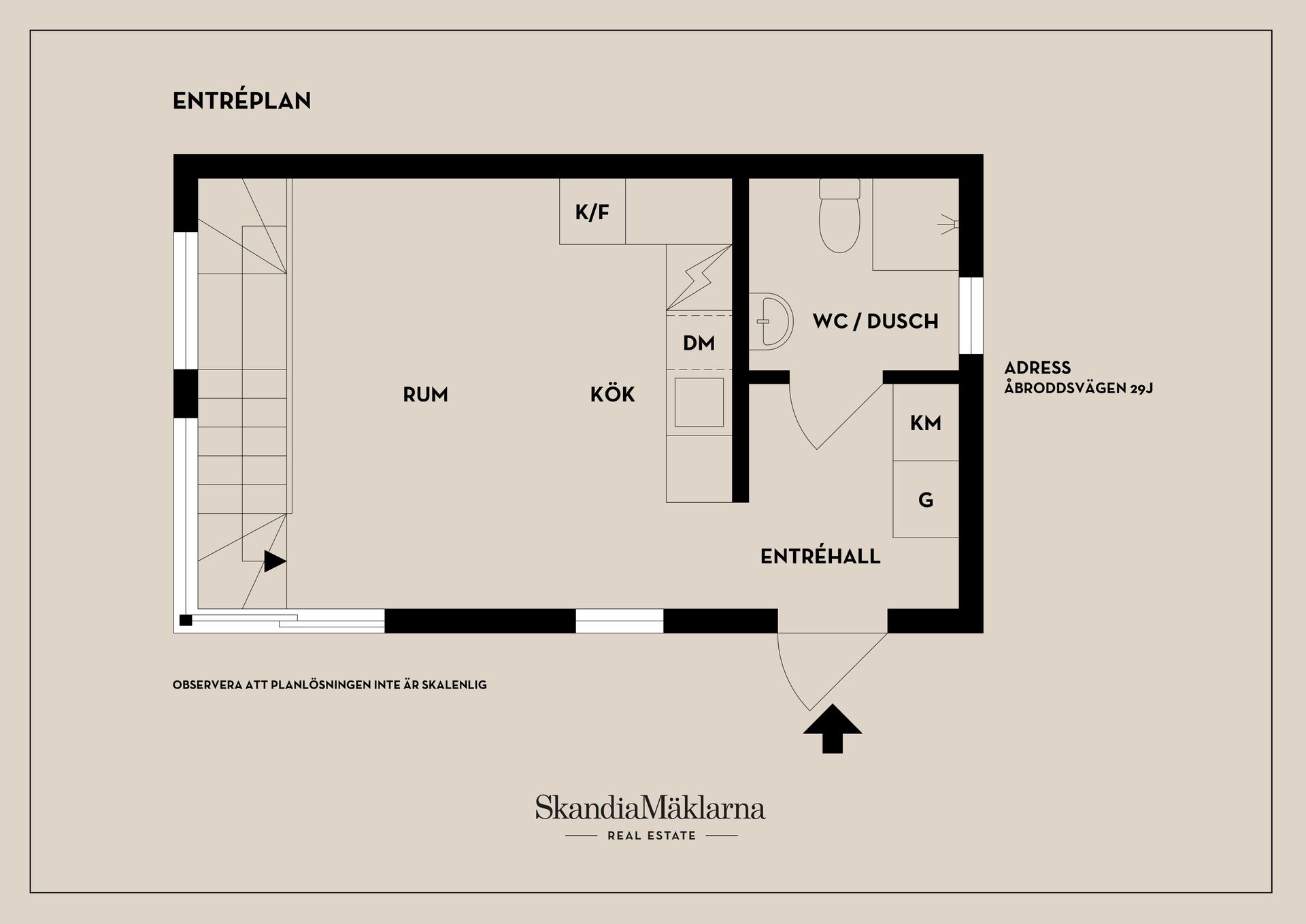 Bostadsrätt, Åbroddsvägen 29J, Kummelnäs, Nacka
