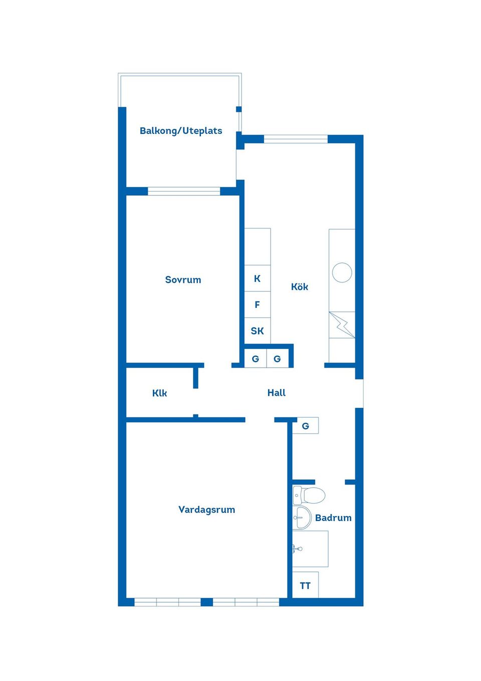 Bostadsrätt, Västanbogatan 8A, Västanbo, Nässjö