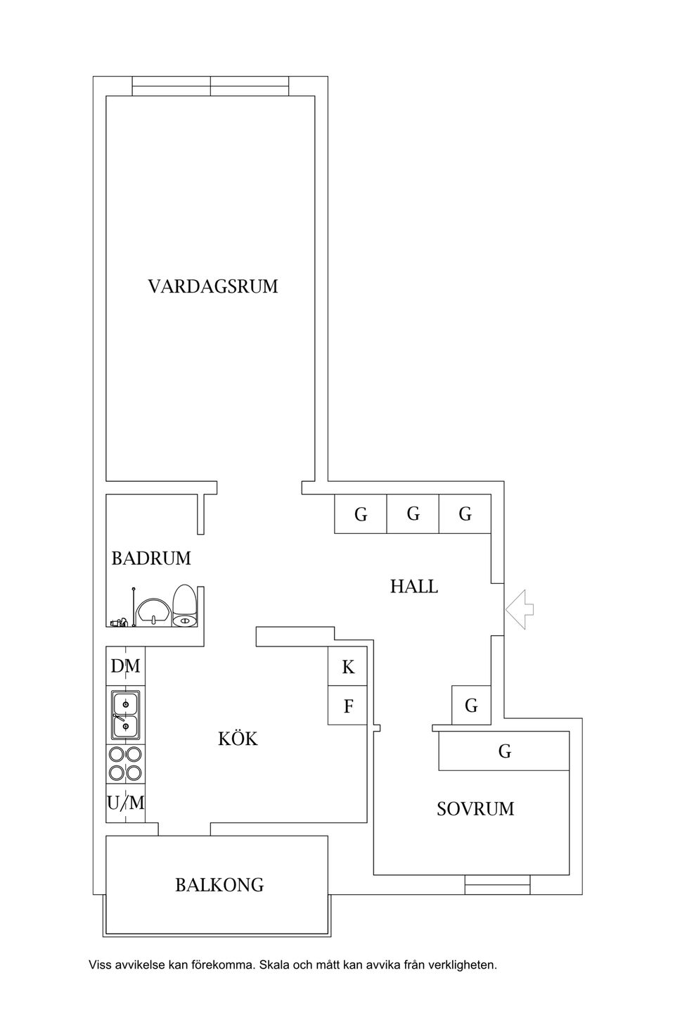 Bostadsrätt, Munkebergsgatan 54, Mjölkudden, Luleå