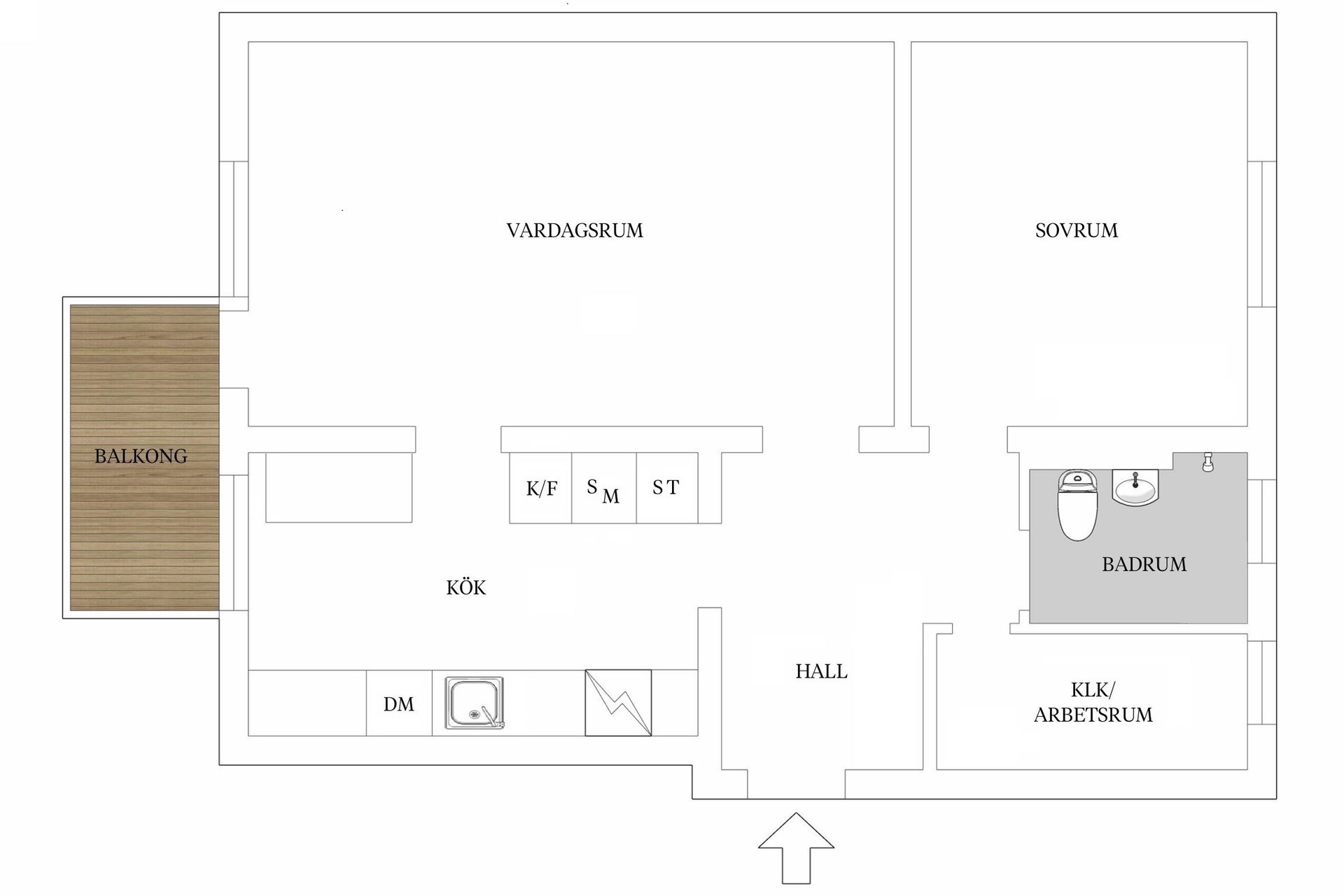 Bostadsrätt, Fyrskeppsvägen 36, Kärrtorp, Stockholm