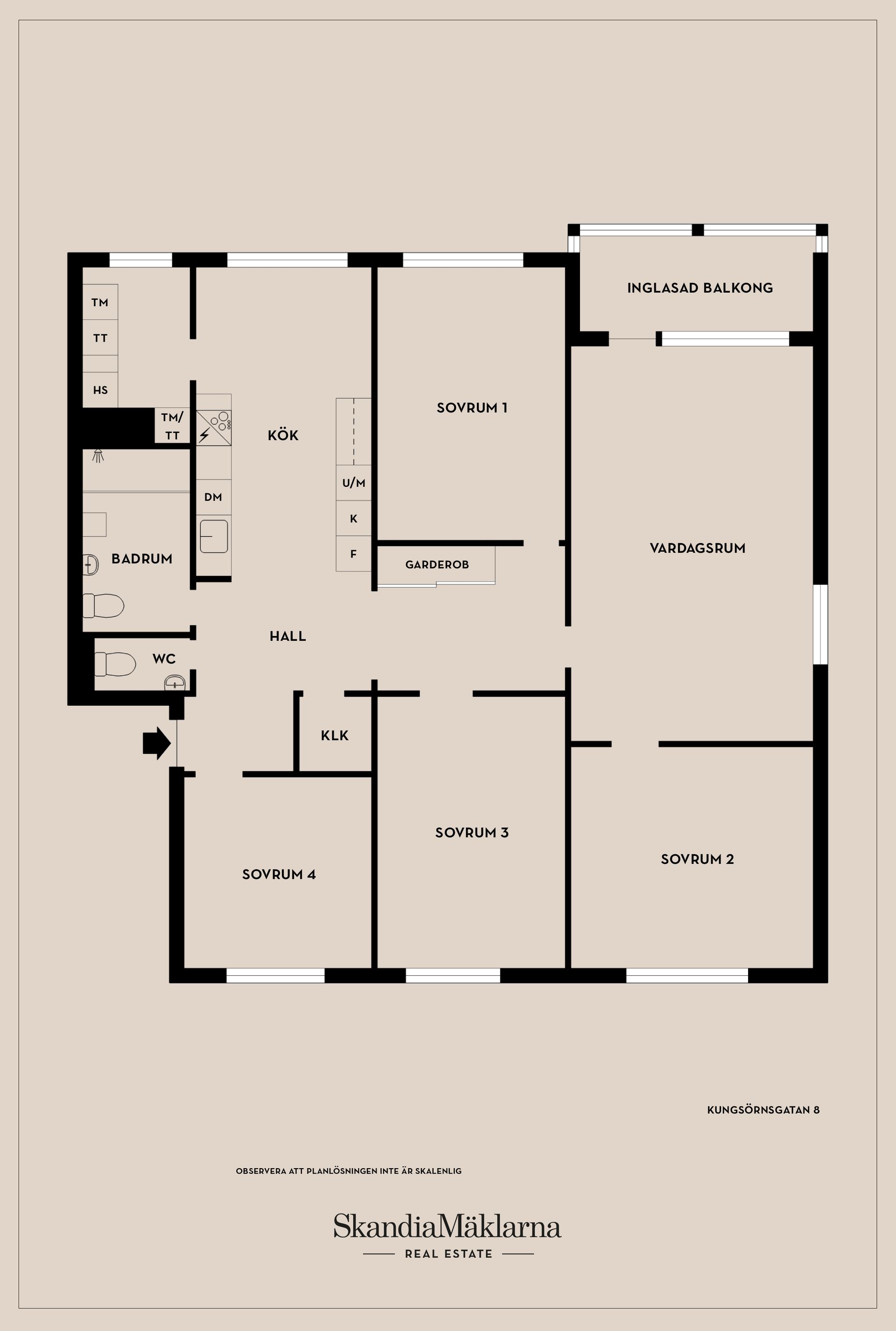 Bostadsrätt, Kungsörnsgatan 8, Malmö