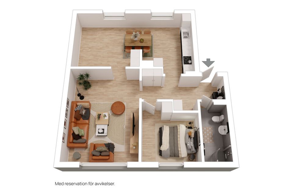 Bostadsrätt, Långgatan 26, Härnön, Härnösand