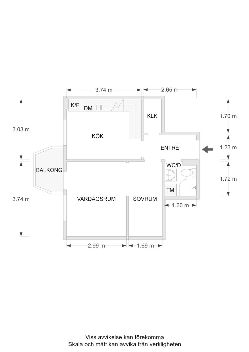 Bostadsrätt, Burensköldsvägen 28B, Mjölby