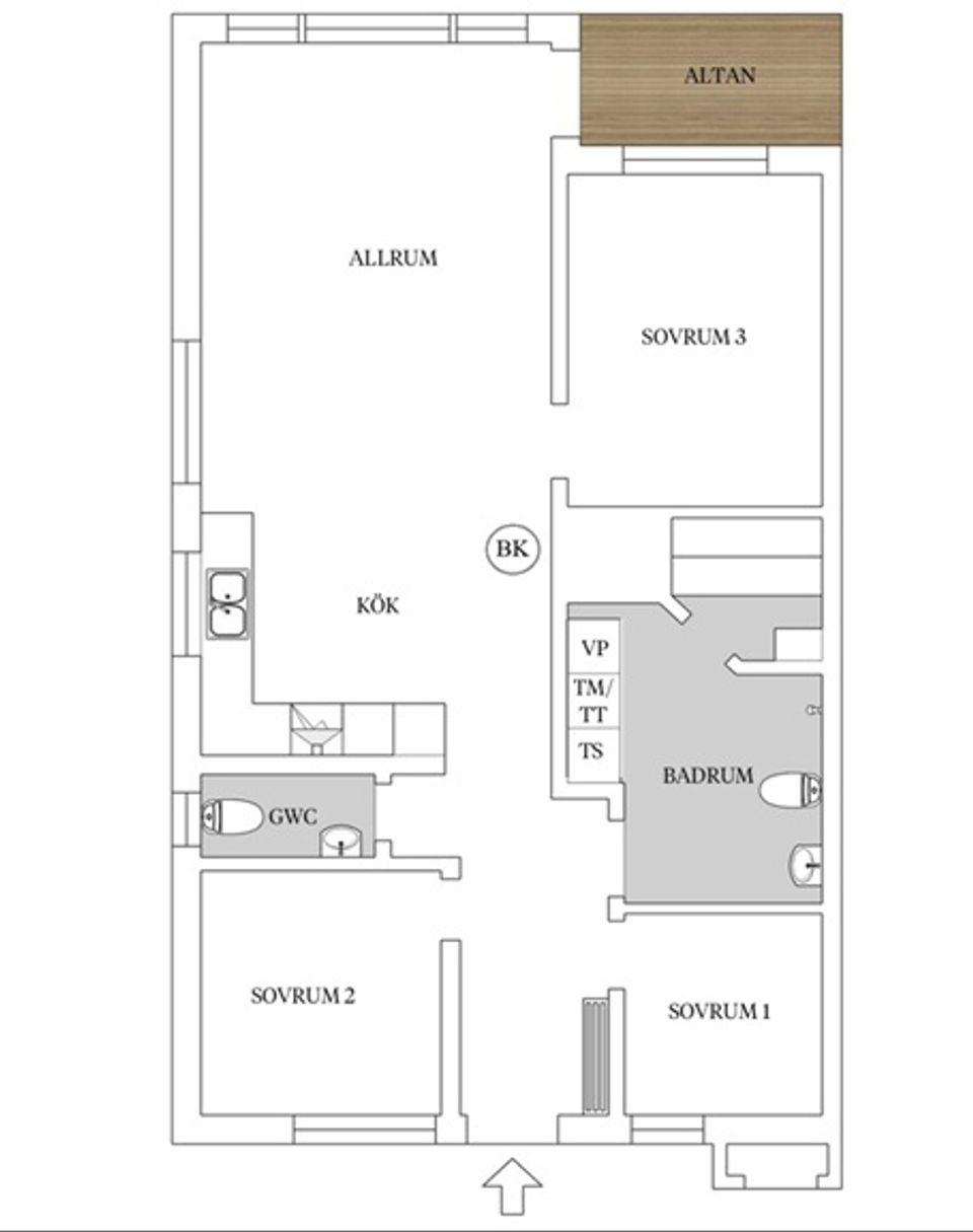 Bostadsrätt, Storhogna Torg 6A, Storhogna, Berg