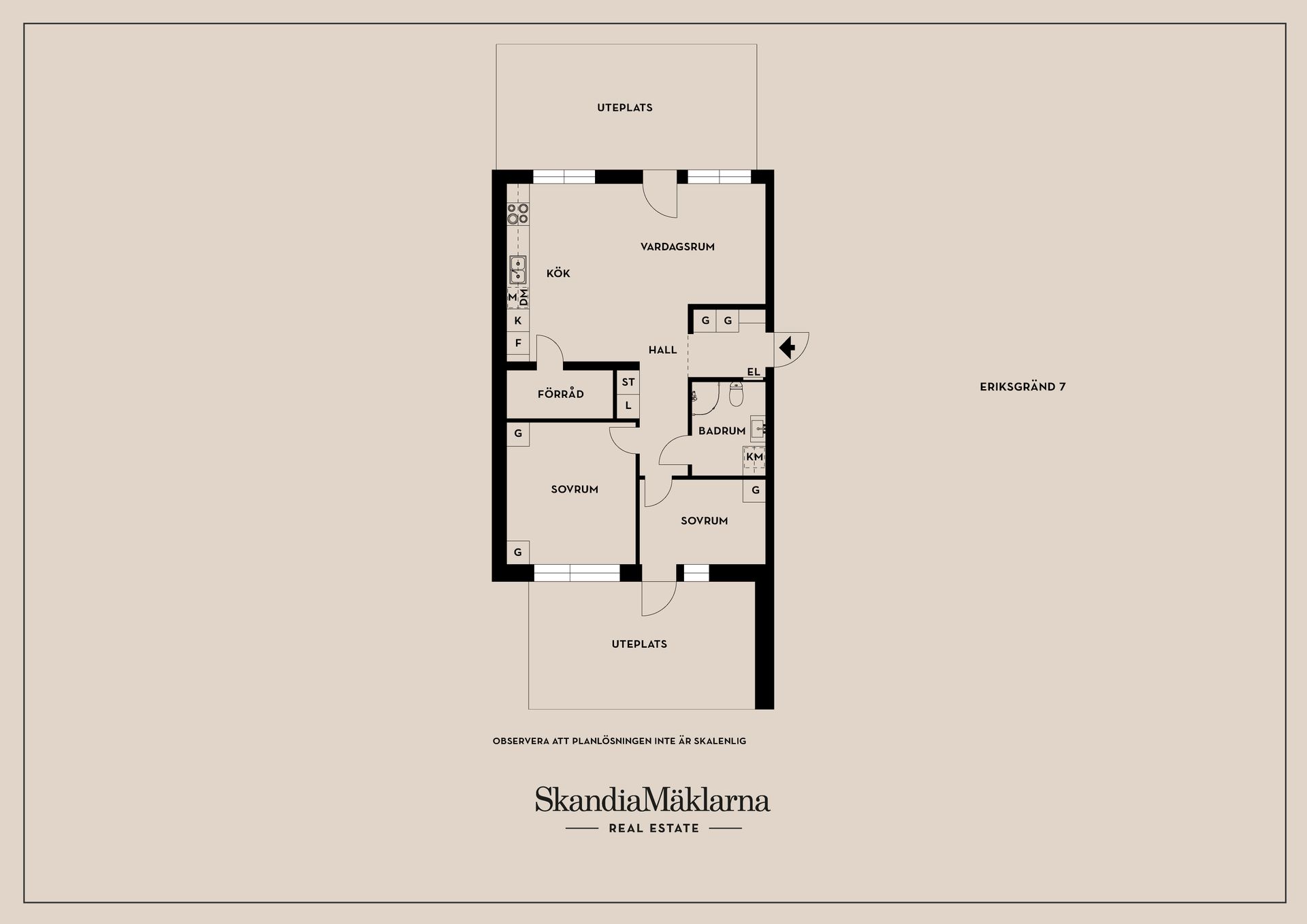 Bostadsrätt, Eriksgränd 7, Jakobsberg, Järfälla