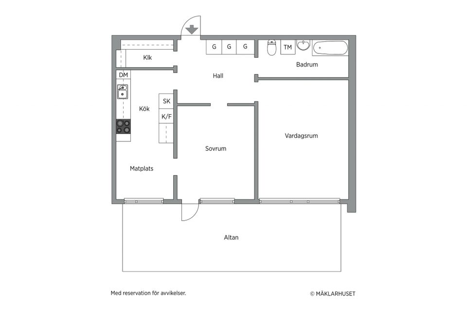 Bostadsrätt, Bågevägen 65A, Bosvedjan, Sundsvall