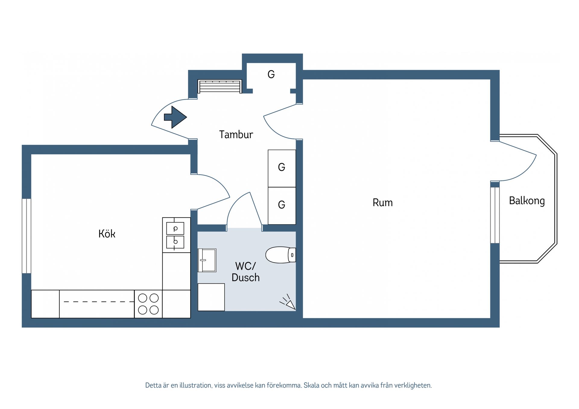 Bostadsrätt, Torggatan 8B, Tierp