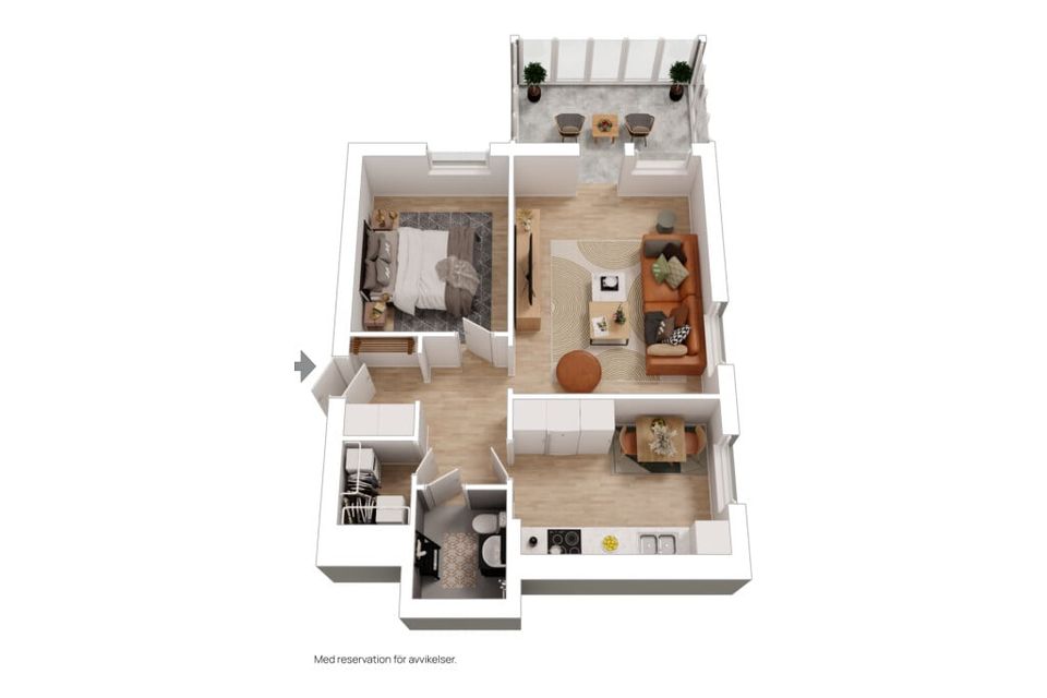 Bostadsrätt, Björkhemsgatan 17, Sjöbo, Borås