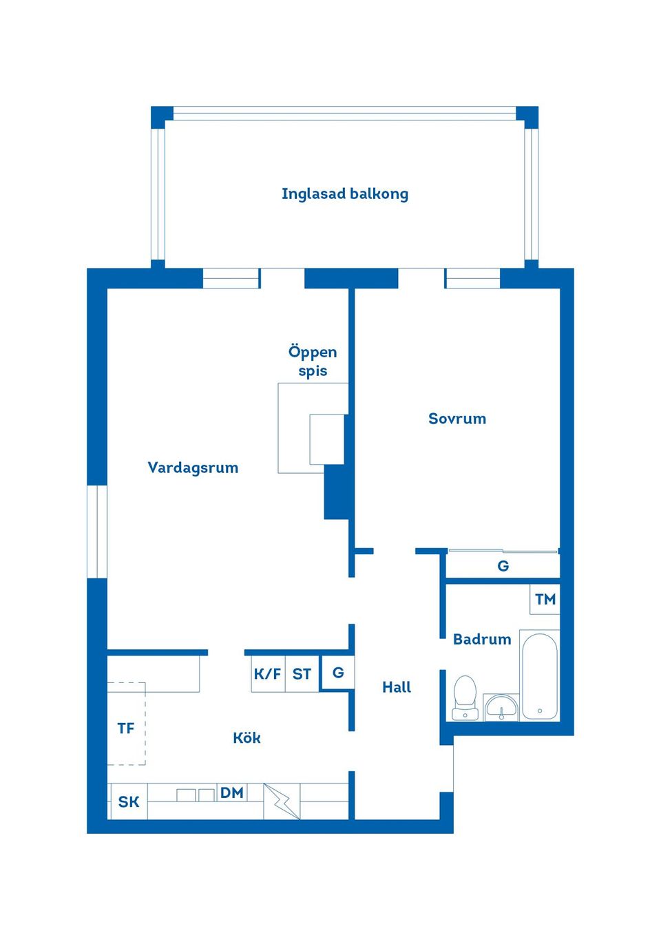 Bostadsrätt, Norra Kyrkogatan 27B, Norrstaden, Härnösand