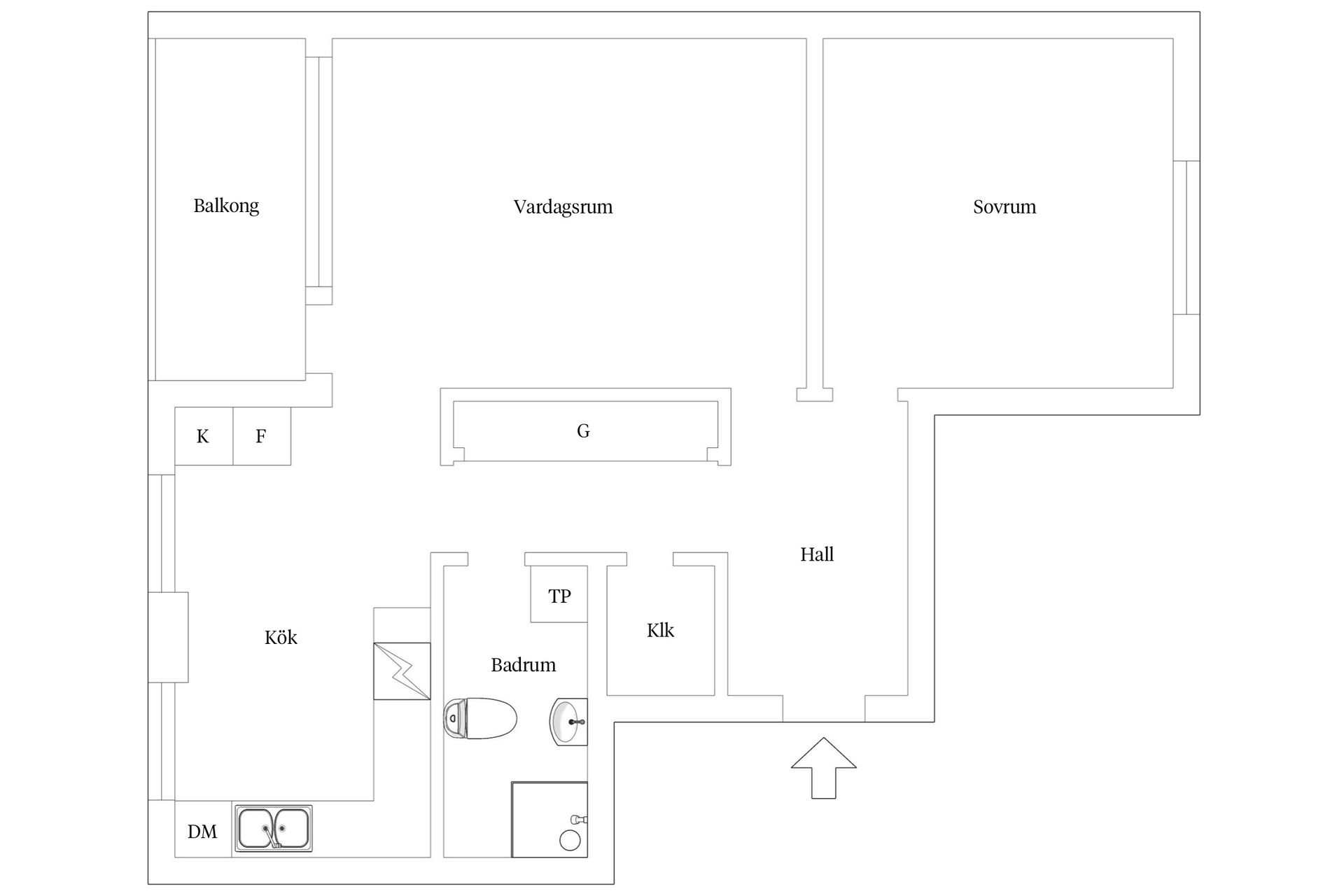 Bostadsrätt, Klarabergsvägen 14A, Vendelsömalm, Haninge