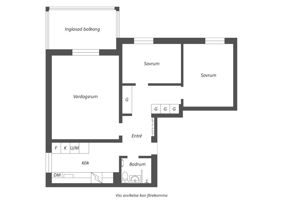 Bostadsrätt, Guldbrandsgatan 4, Trandared, Borås