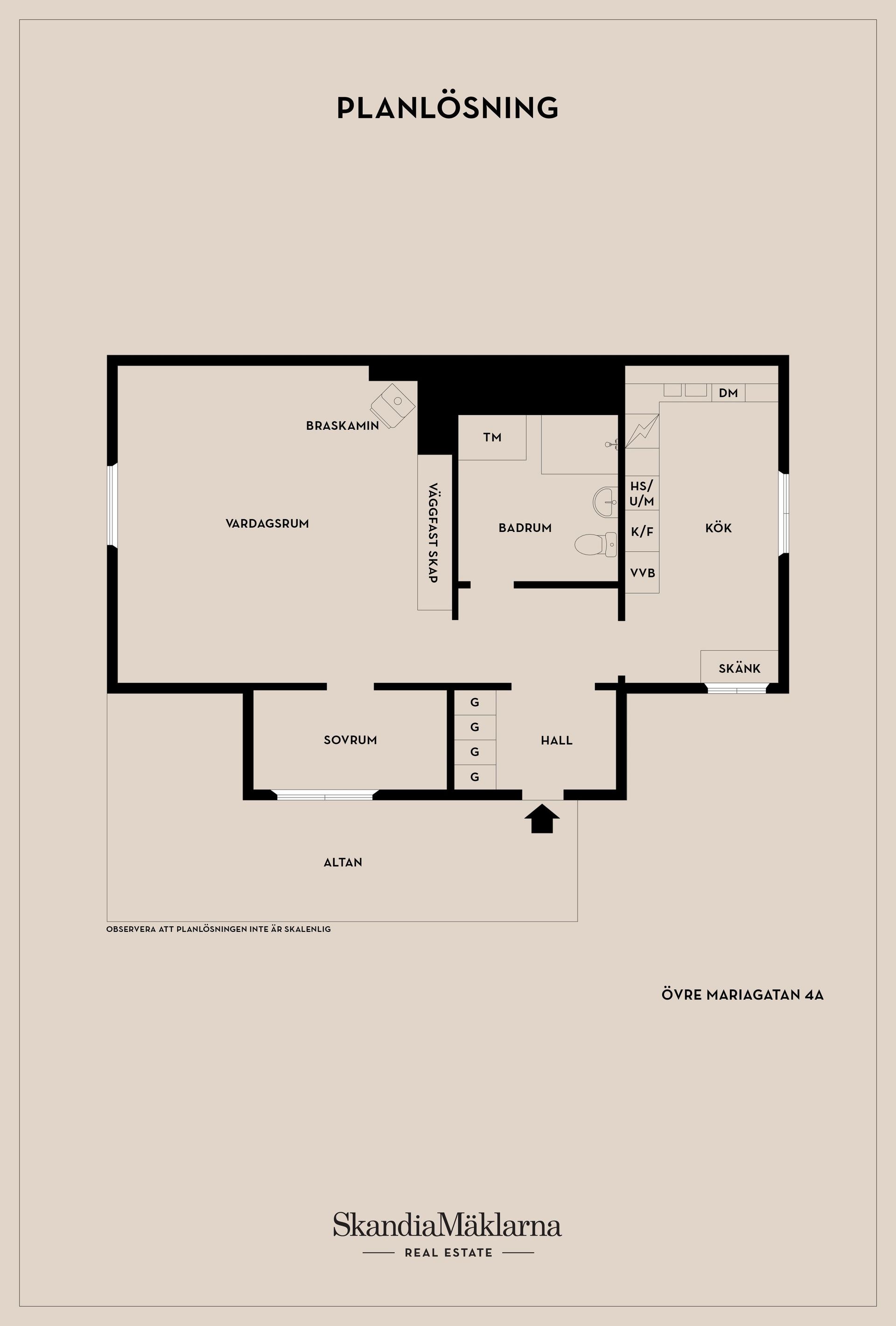 Bostadsrätt, Övre Mariagatan 4C, Gustavsberg - Kvarnberget, Värmdö
