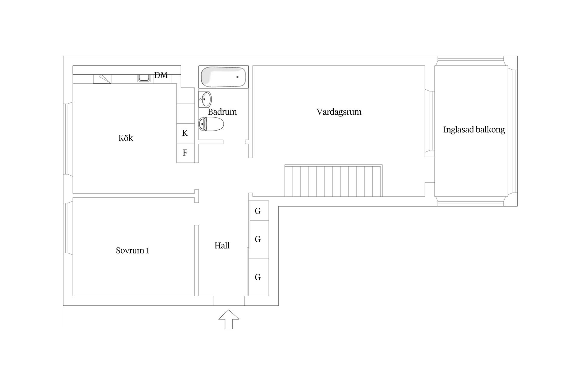 Bostadsrätt, Bodagatan 27, Boda, Borås