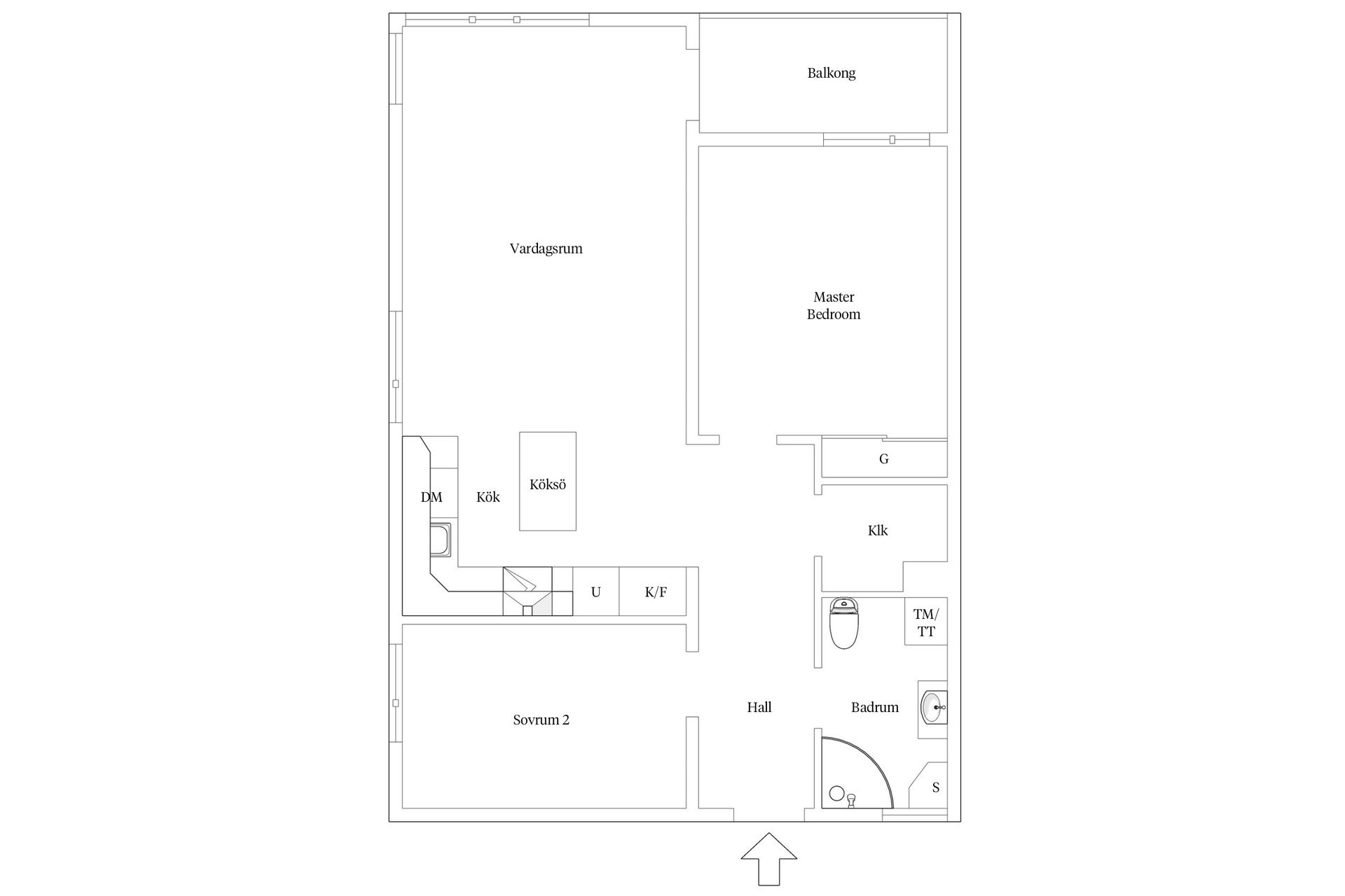 Bostadsrätt, Salongsgatan 18D, Västra Hamnen, Malmö