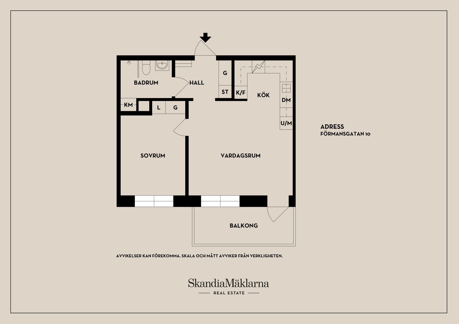 Bostadsrätt, Förmansgatan 10, Centralt öster, Örebro