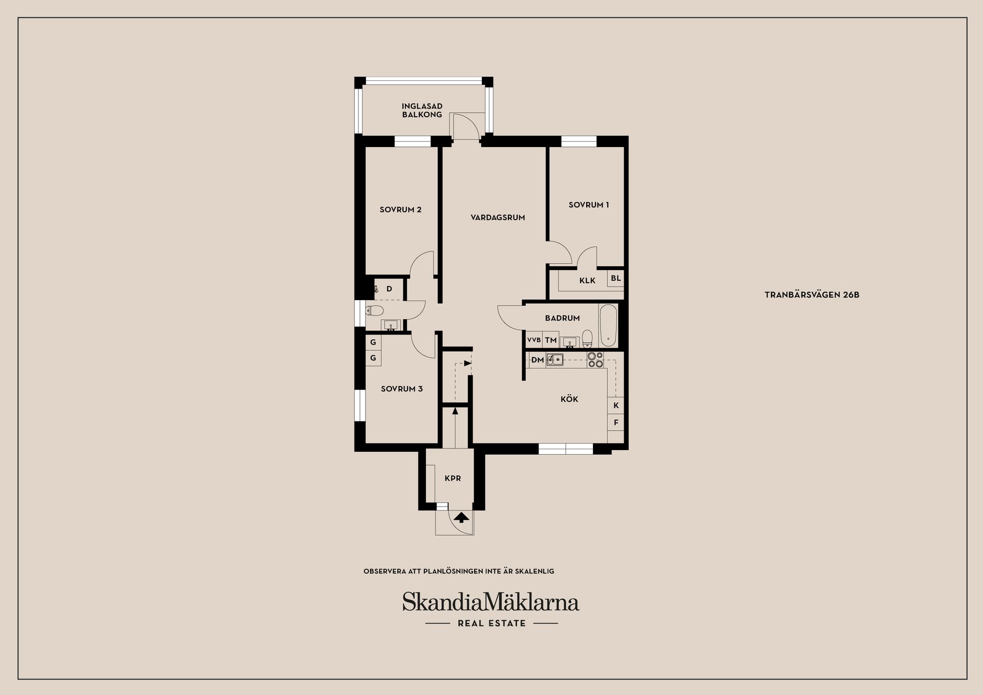 Bostadsrätt, Tranbärsvägen 26B, Sturefors, Linköping