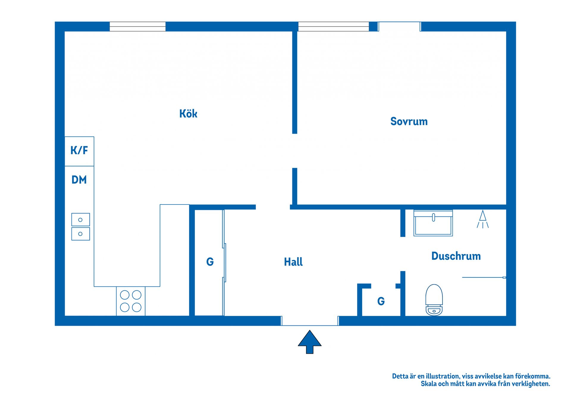 Bostadsrätt, Fredsgatan 39AB, Katrineholm Öster, Katrineholm