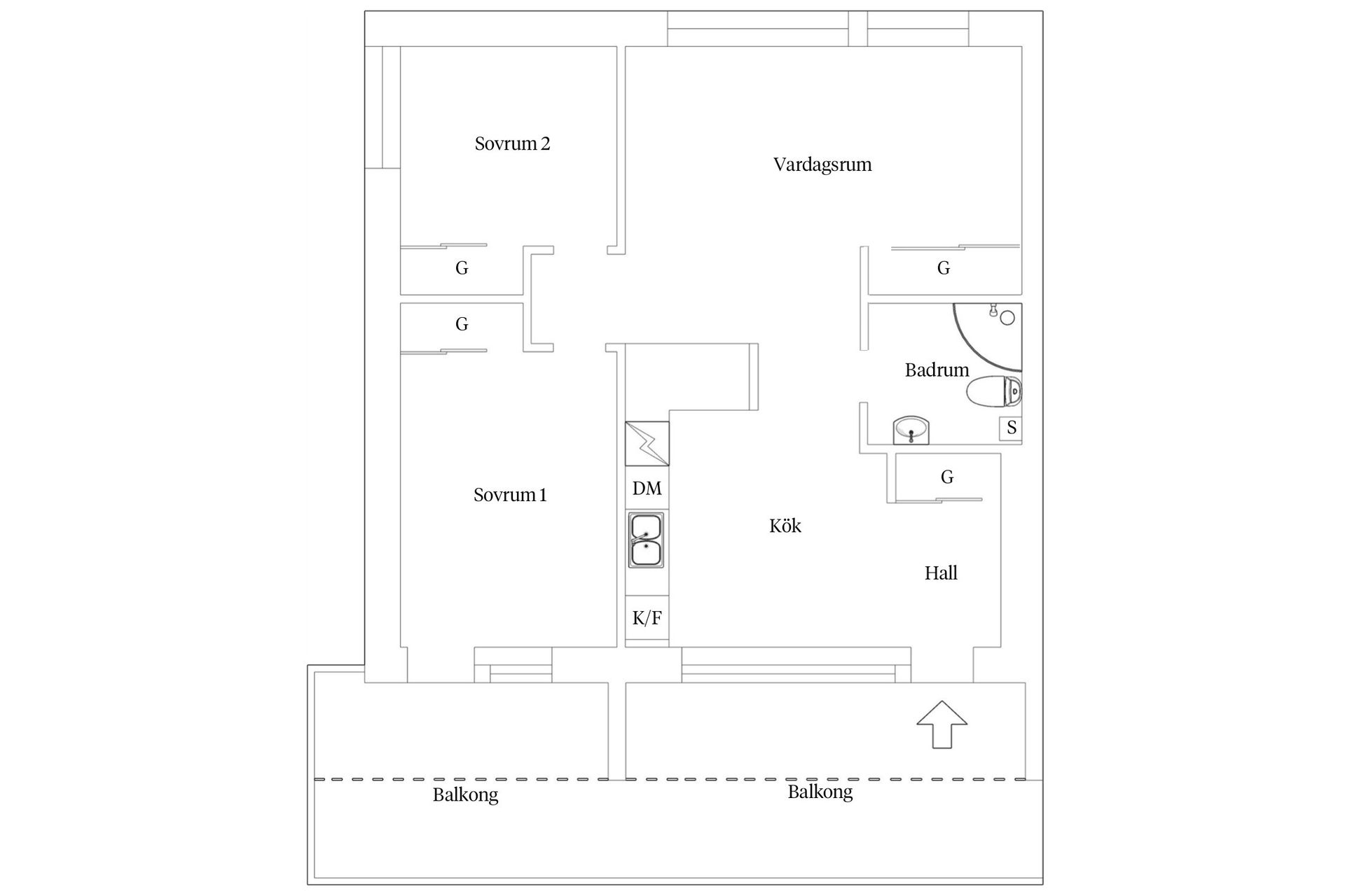 Bostadsrätt, Doktor Allards gata 14, Södra Guldheden, Göteborg