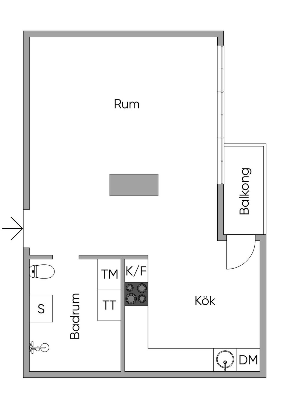 Bostadsrätt, Löjtnantsgatan 4, Gärdet, Stockholm
