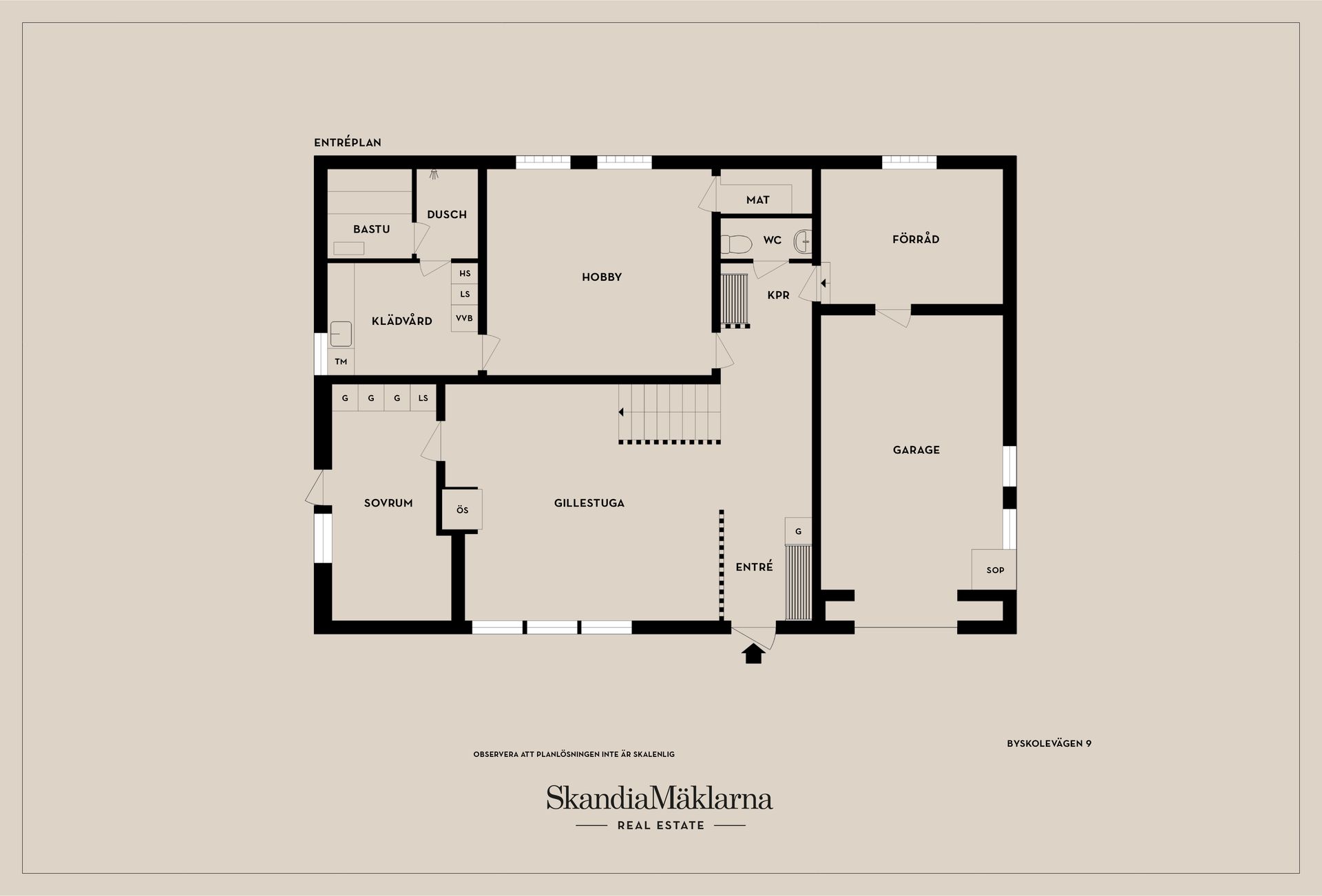 Villa, Byskolevägen 9, Ryd, Jönköping