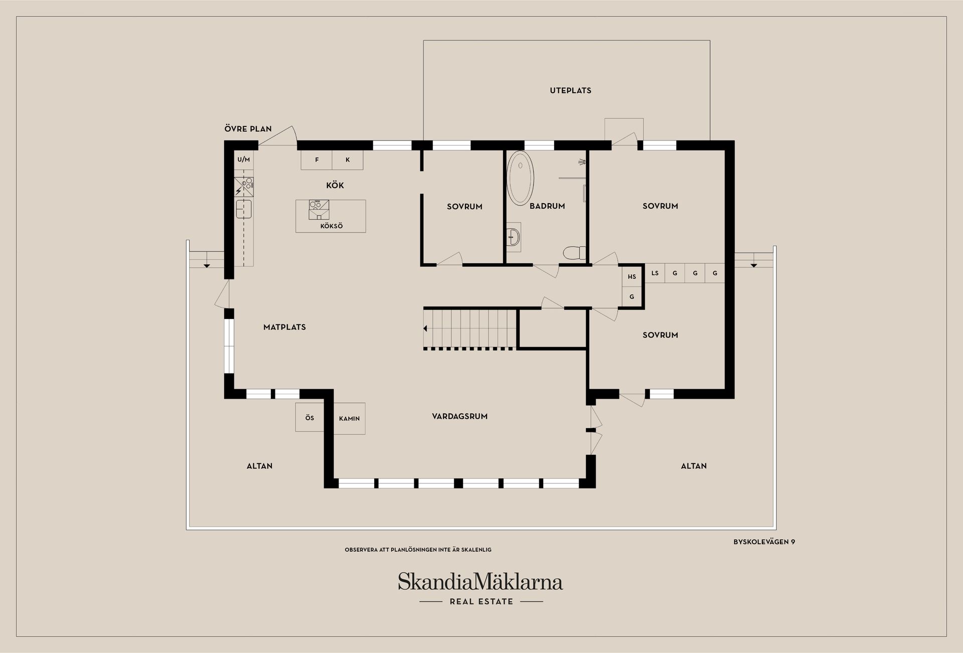Villa, Byskolevägen 9, Ryd, Jönköping