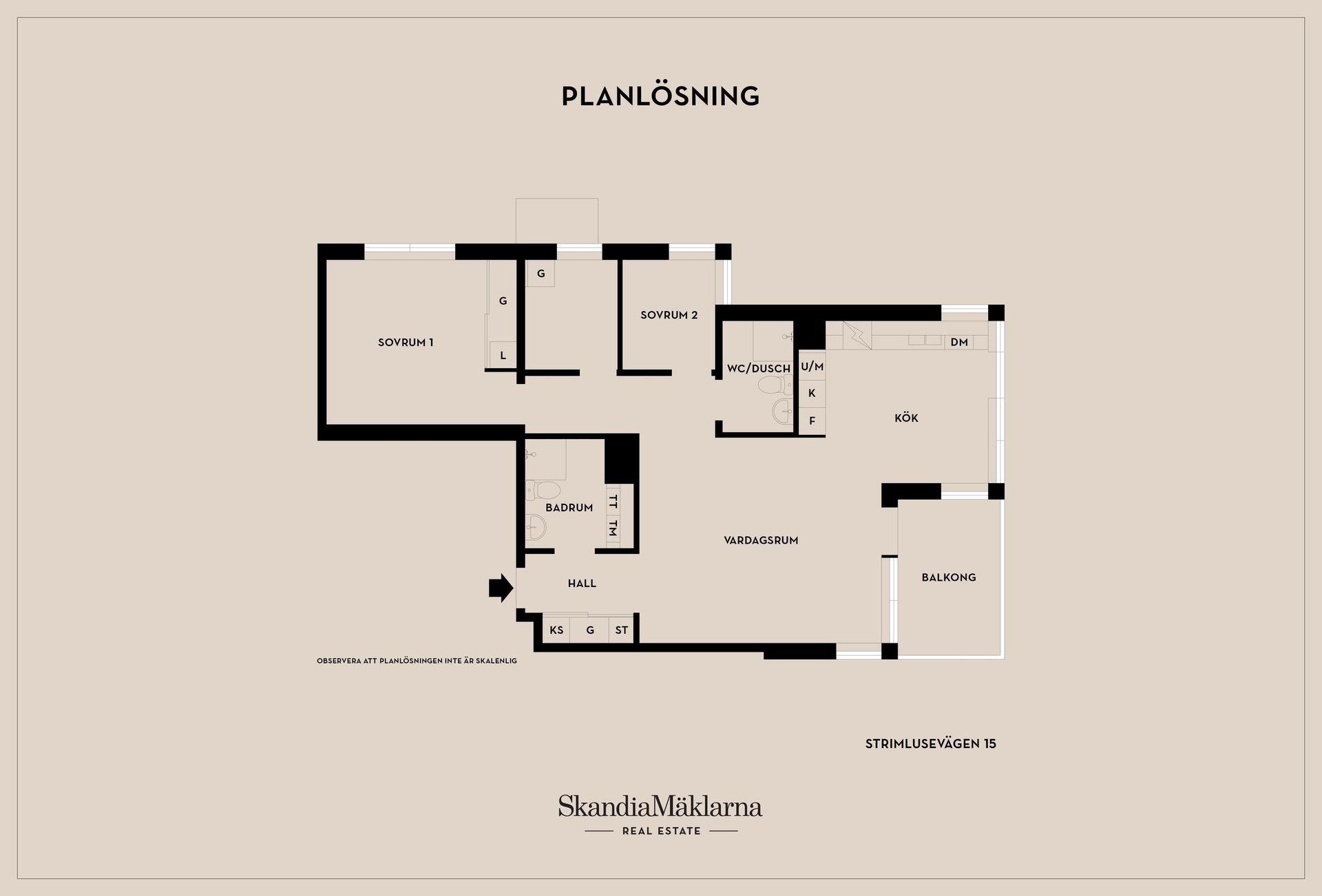Bostadsrätt, Strimlusevägen 15, Odlaren, Eskilstuna