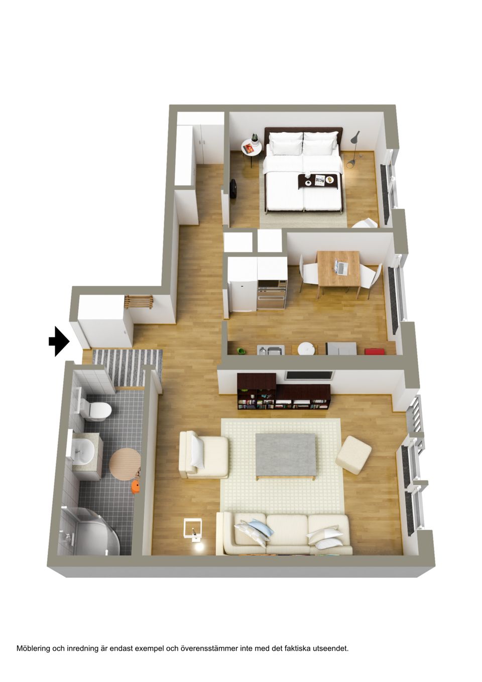 Bostadsrätt, Tullgatan 25, Centrum , Luleå