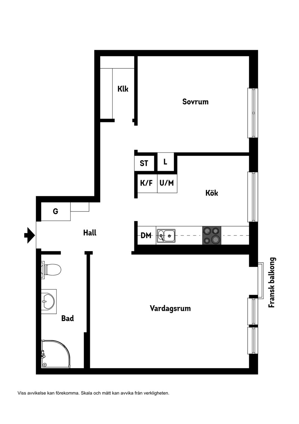 Bostadsrätt, Tullgatan 25, Centrum , Luleå
