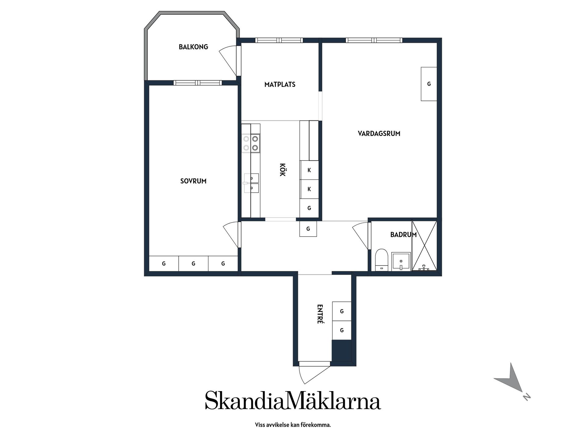 Bostadsrätt, Eskilstunavägen 12, Centalt, Strängnäs