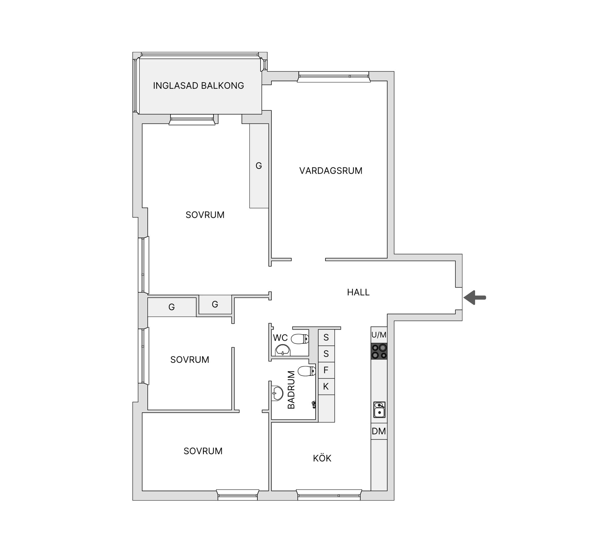 Bostadsrätt, Annebergsgatan 12A, Borgmästaregården, Malmö