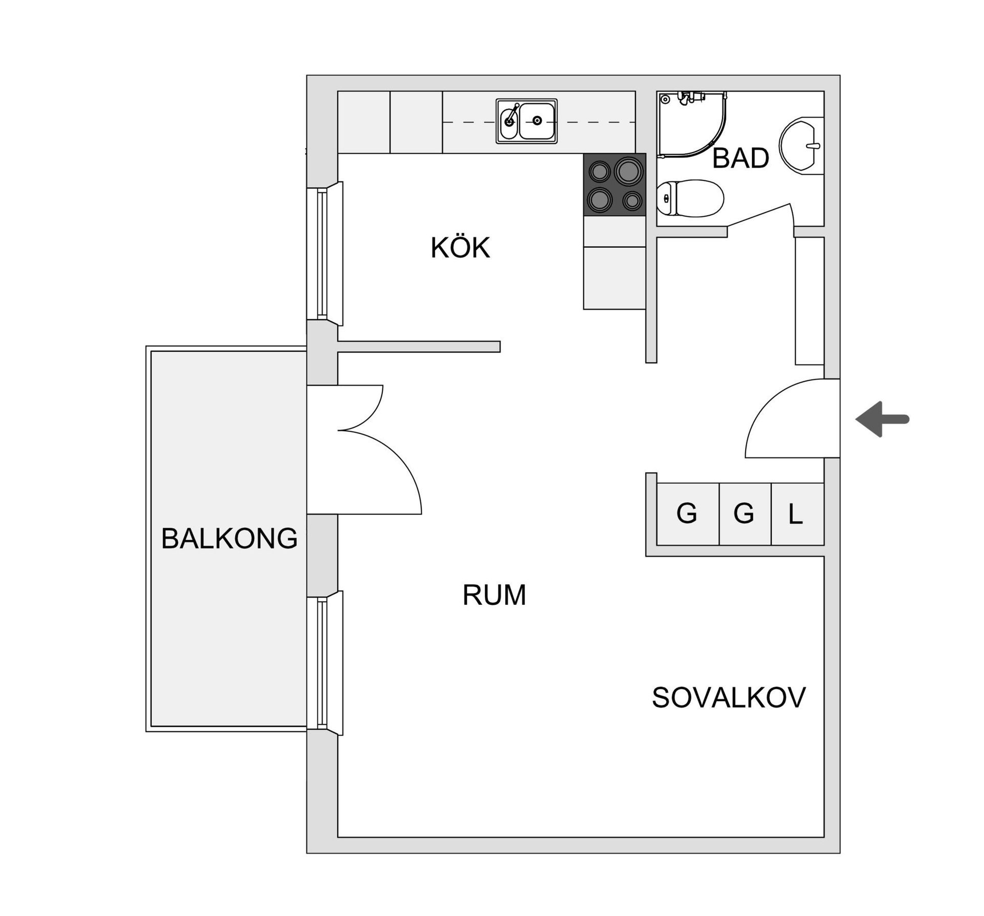 Bostadsrätt, Rosgatan 11B, Morön, Skellefteå