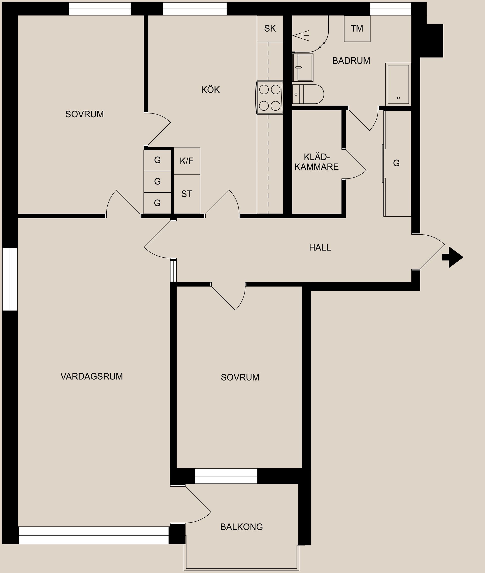 Bostadsrätt, Fridhemsvägen 31E, Viggestorp, Finspång
