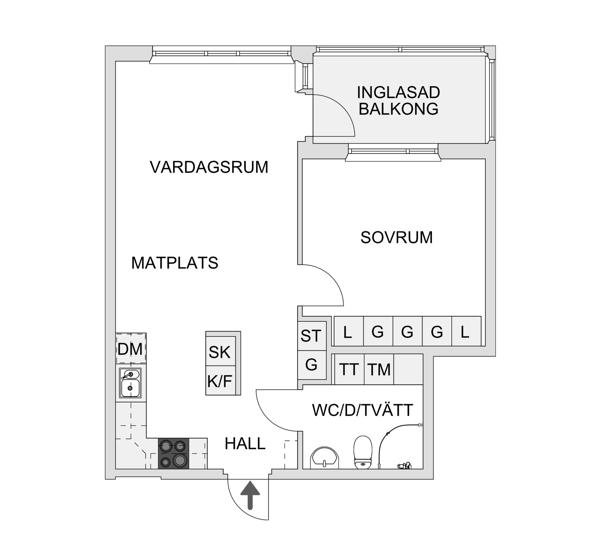 Bostadsrätt, Strömsörgatan 12B, Älvsbacka, Skellefteå