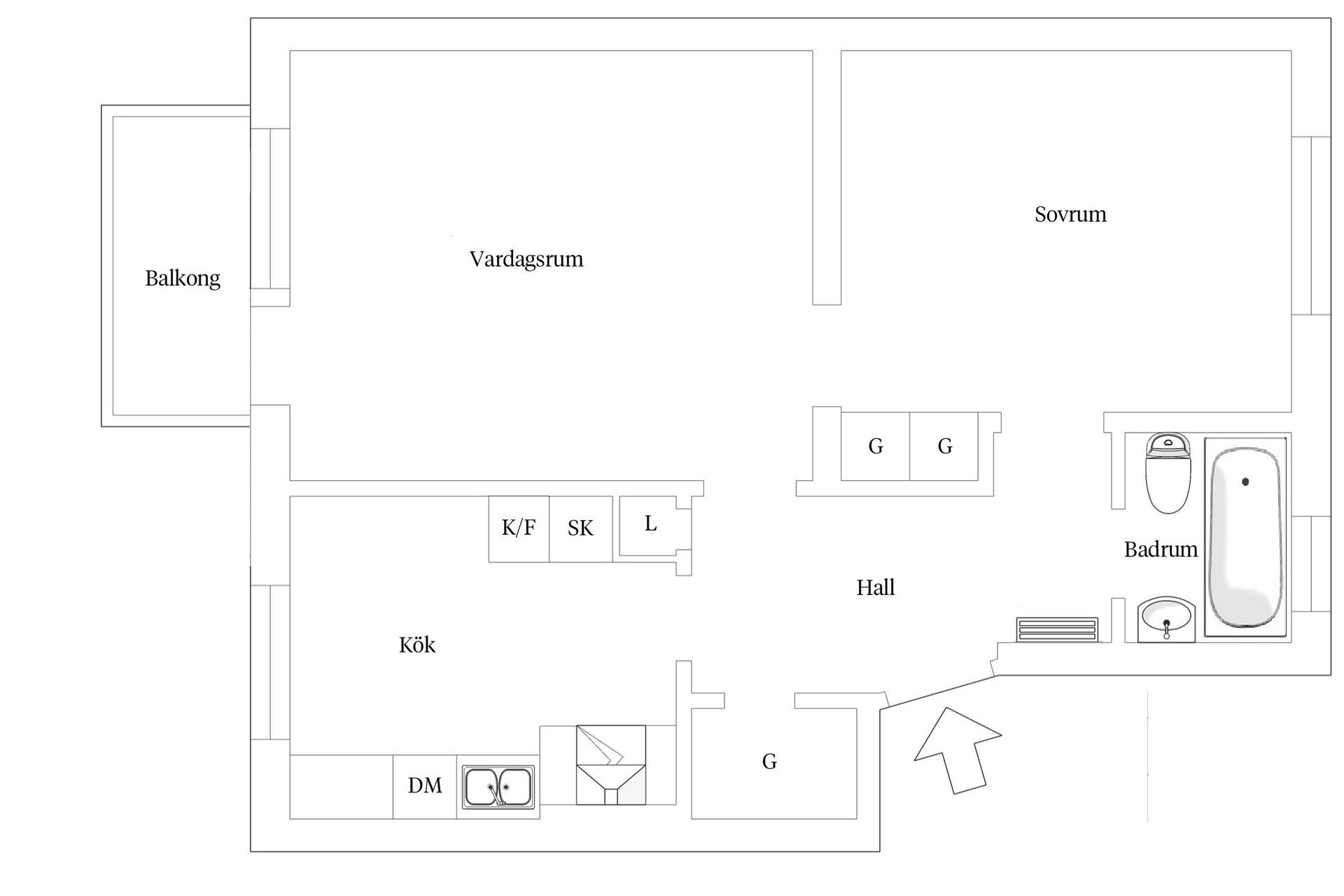 Bostadsrätt, Ystadsvägen 83A, Björkhagen, Stockholm