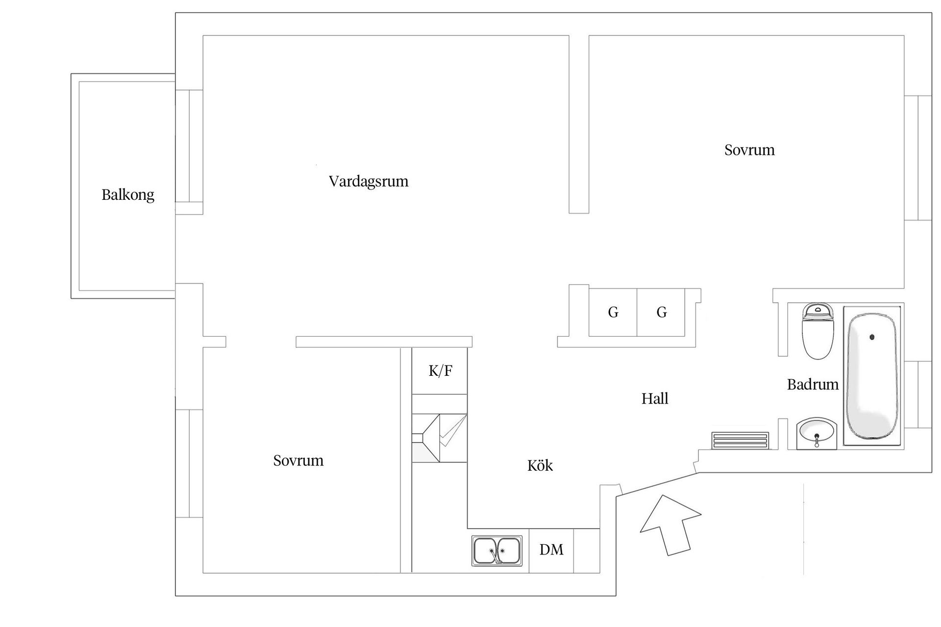 Bostadsrätt, Ystadsvägen 83A, Björkhagen, Stockholm