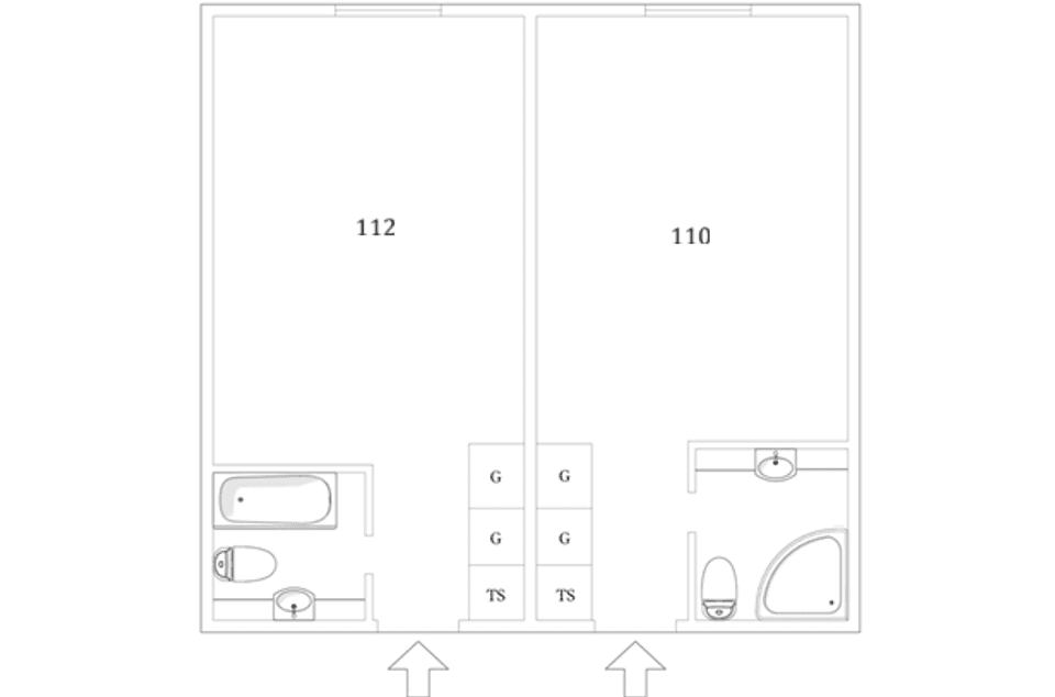 Bostadsrätt, Stationsvägen 8, Hotell Åregården rum 110-112, Åre By, Åre