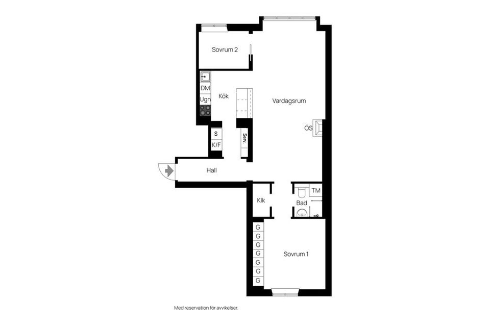 Bostadsrätt, Sven Rinmans Gata 5, 4tr, Kungsholmen- Norr Mälarstrand, Stockholm