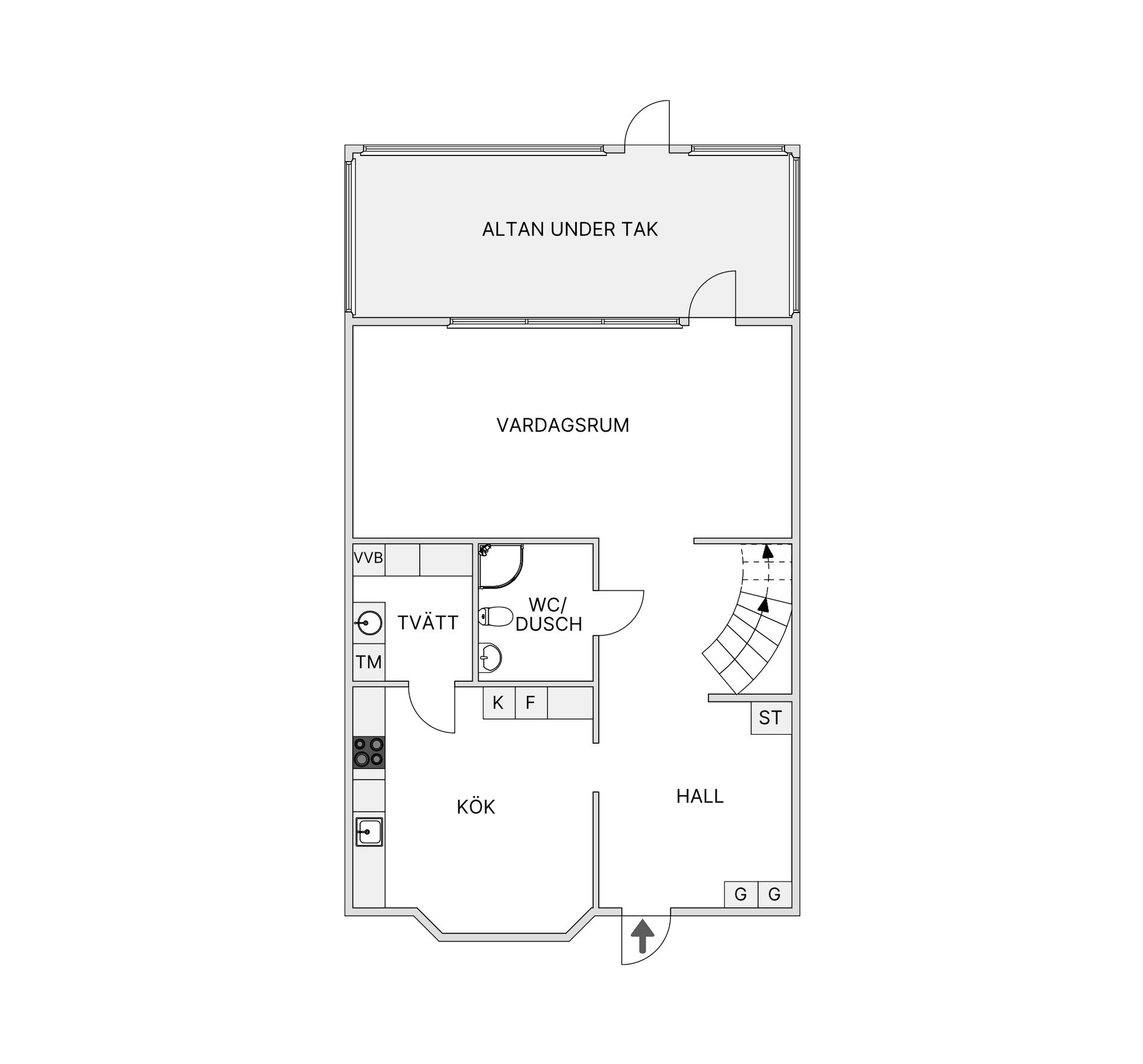 Bostadsrätt, Gnejsvägen 8B, Stenåsen, Kil