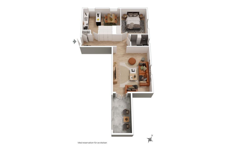 Bostadsrätt, Guldbrandsgatan 20, Trandared, Borås