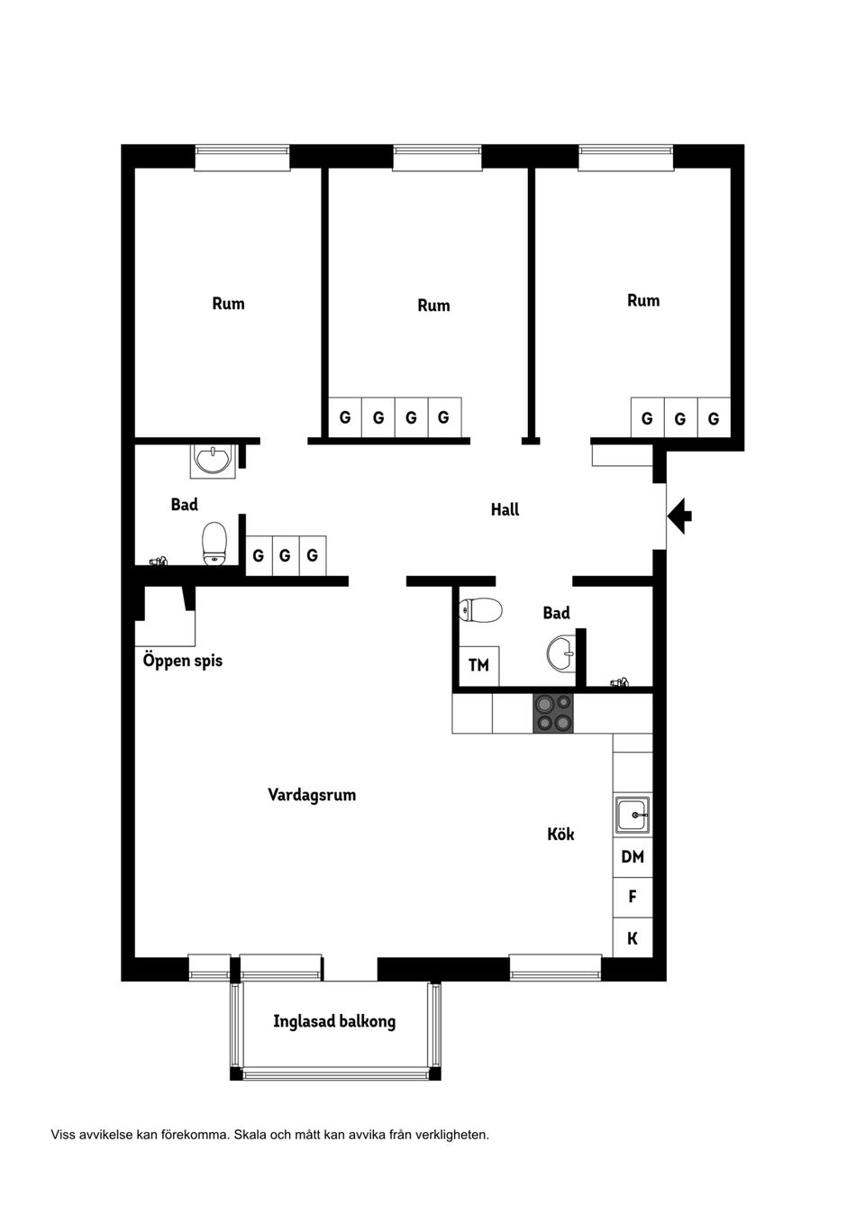 Bostadsrätt, Rådstugatan 6A, Centrum, Luleå