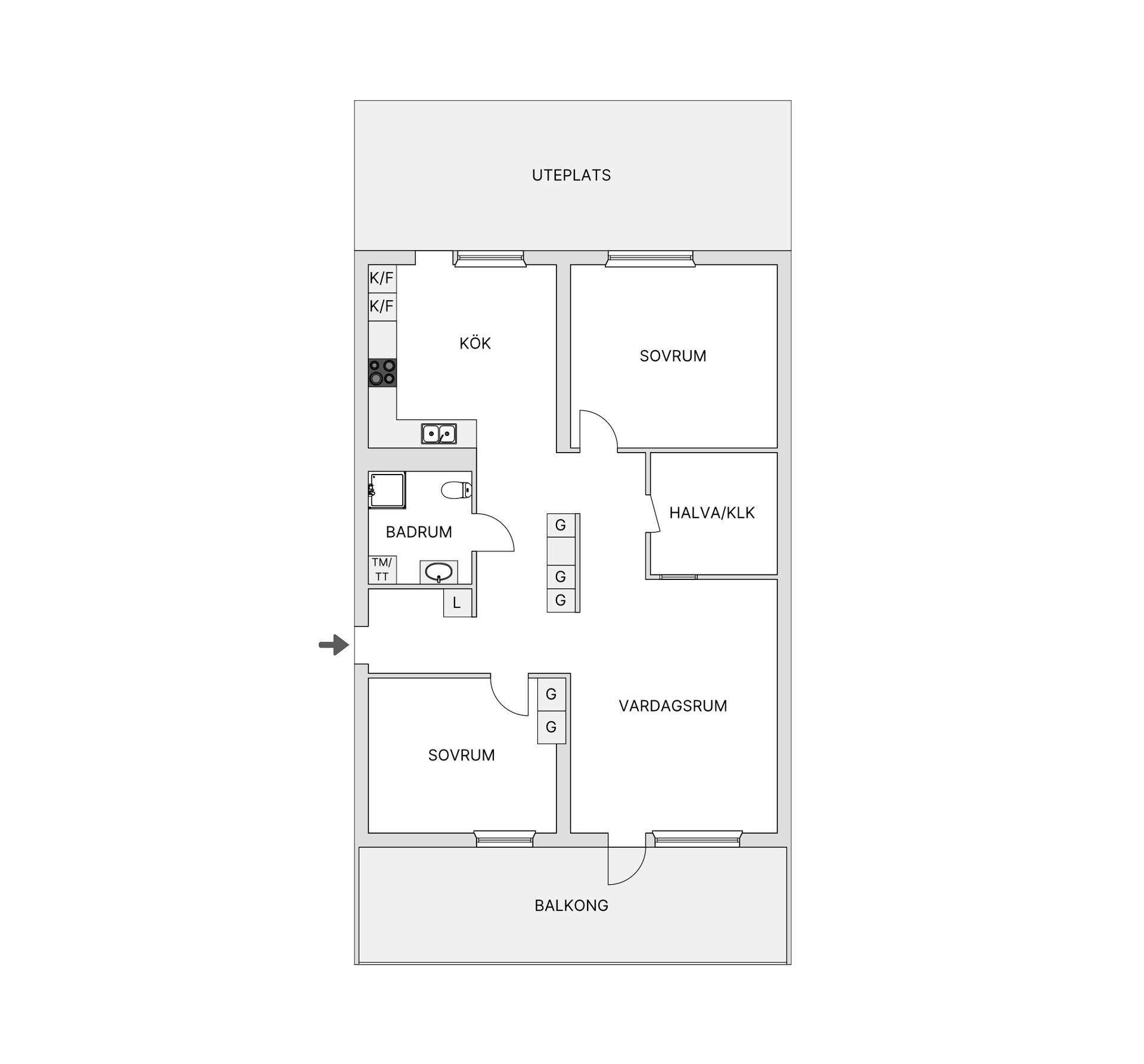 Bostadsrätt, Skräddarebyn 2C, Bunkeflostrand / Annestad, Malmö