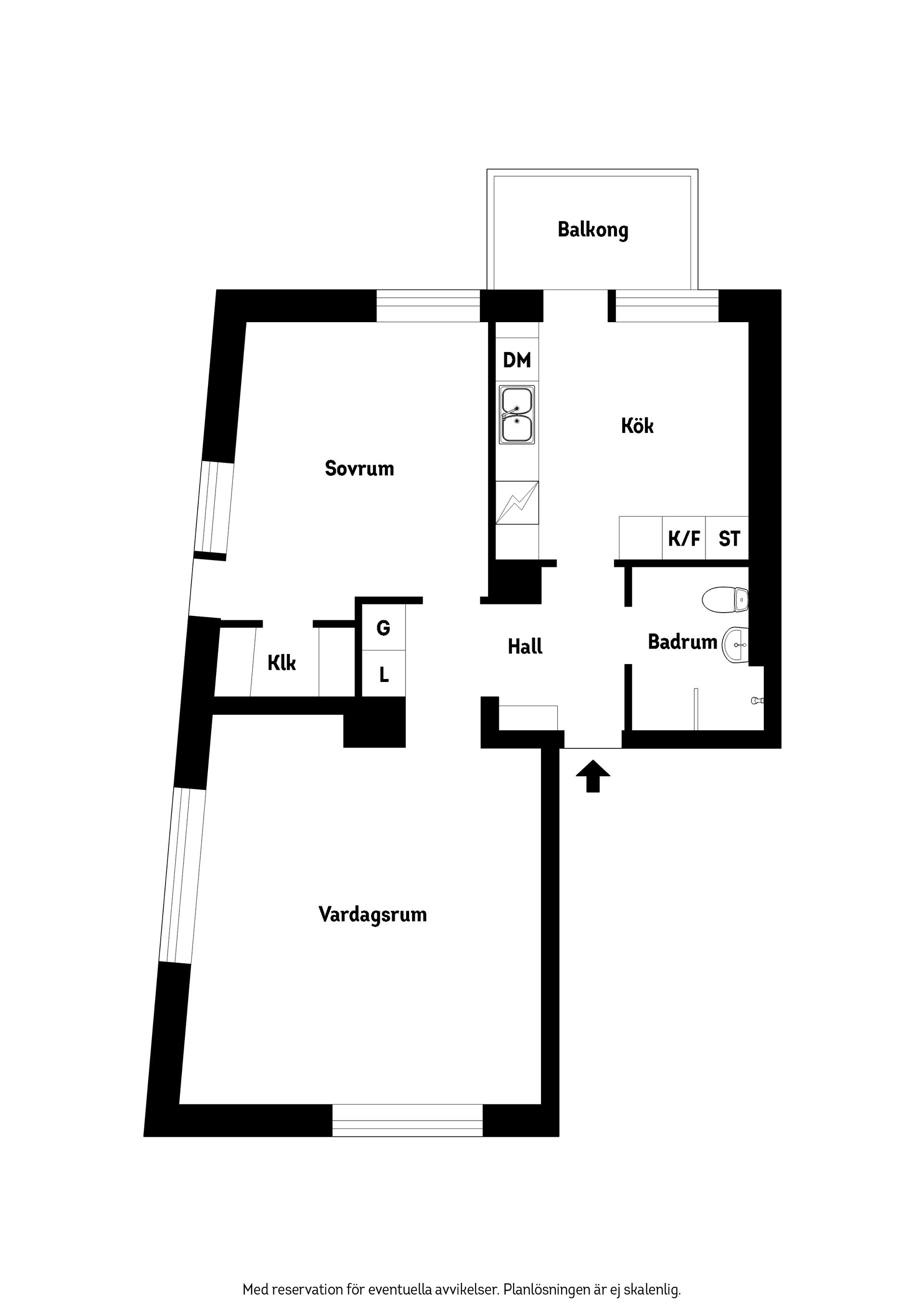 Bostadsrätt, Västerlånggatan 39A, Centralt, Eslöv