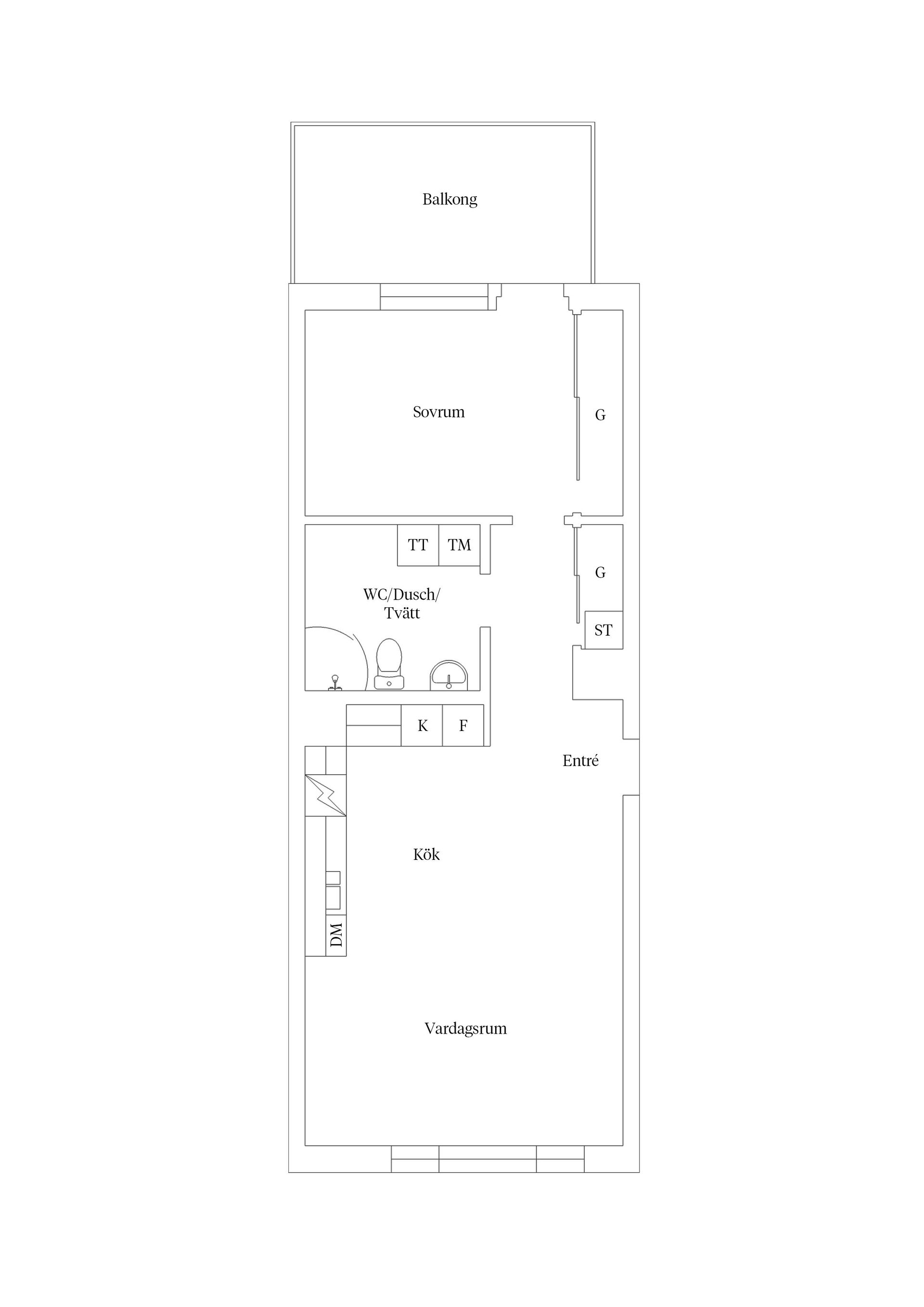 Bostadsrätt, Kungsgatan 93B, Centrala Uppsala, Uppsala