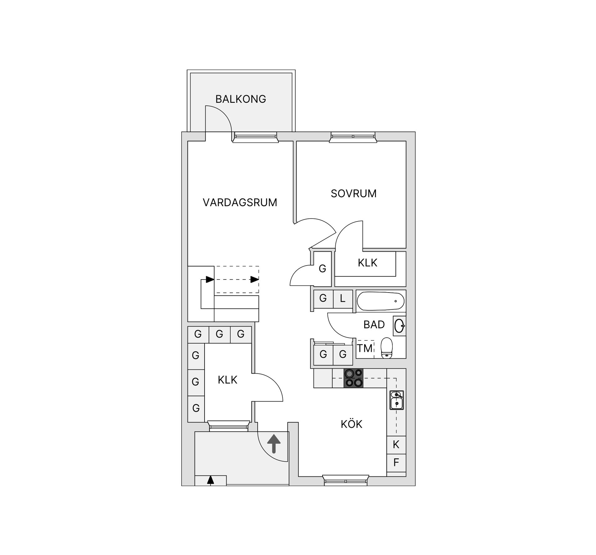 Bostadsrätt, Kajutan 30, Österåker