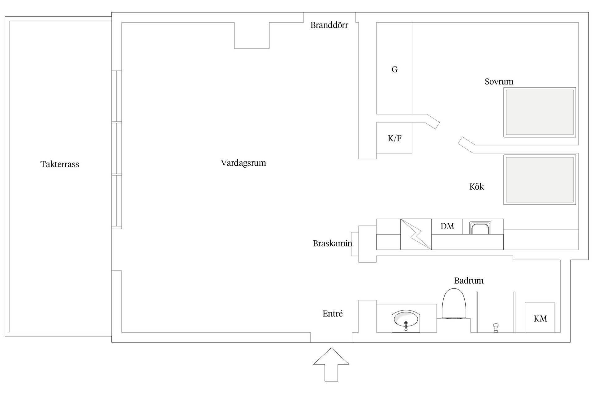 Bostadsrätt, Övre Olskroksgatan 26, Bagaregården - Olskroken, Göteborg