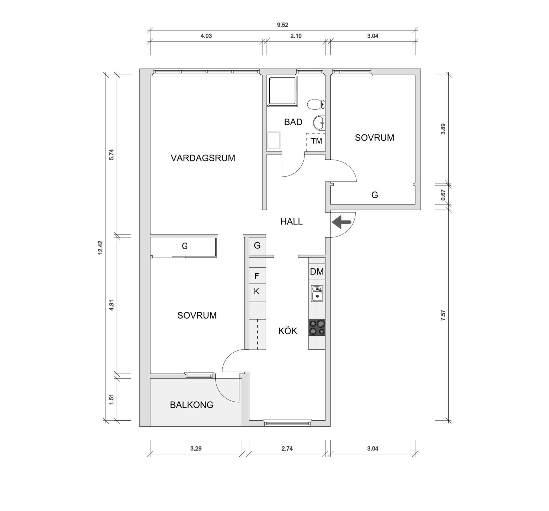 Bostadsrätt, Orkestervägen 118, Sjungande dalen, Skellefteå