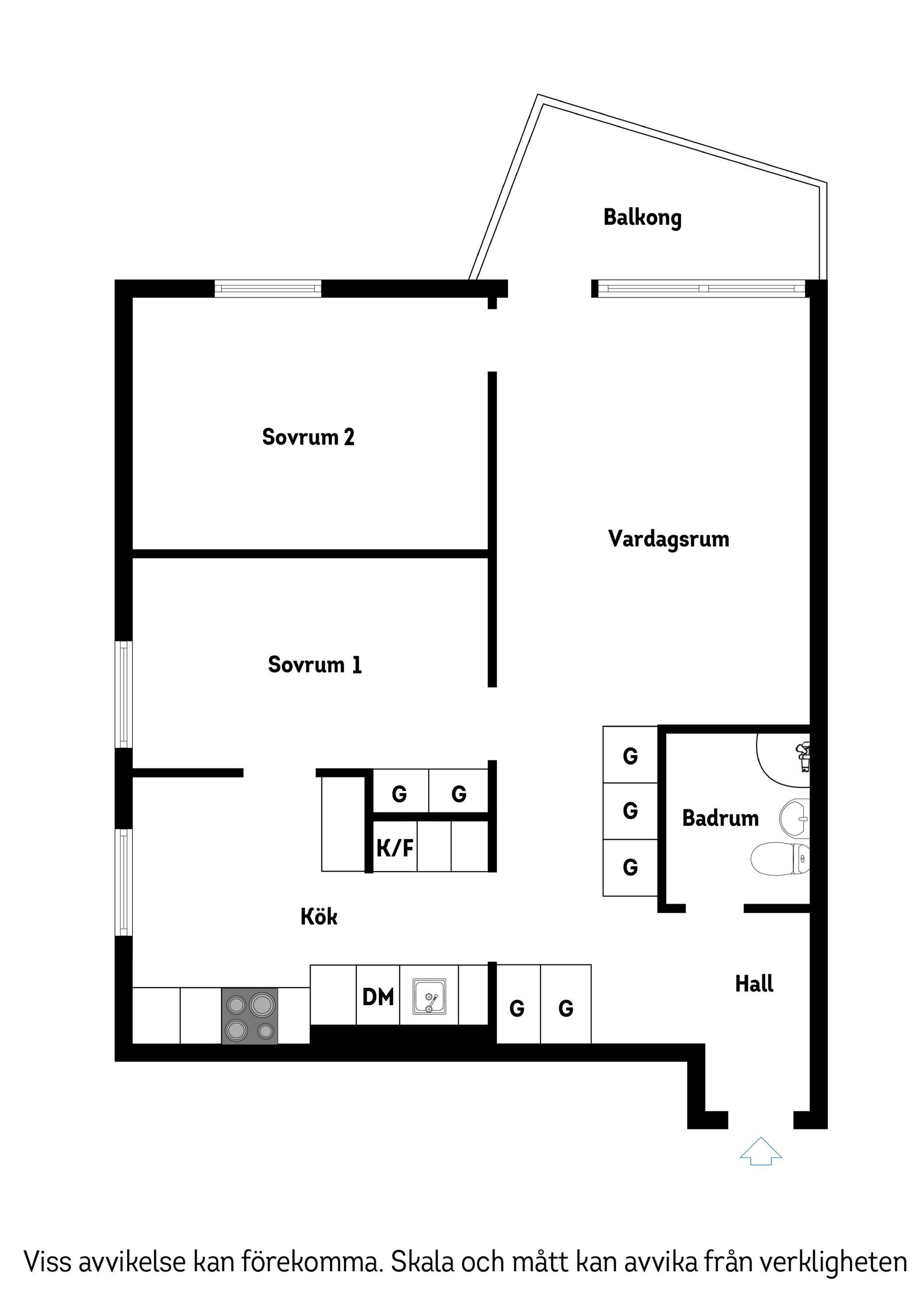 Bostadsrätt, Öregrundsgatan 7, 5 tr, Gärdet, Stockholm