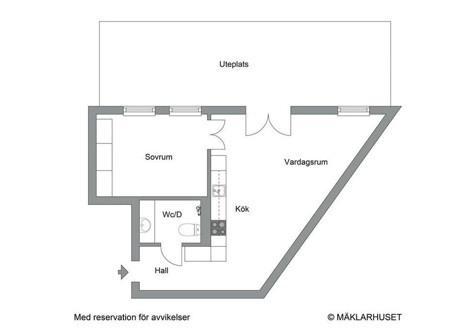 Bostadsrätt, Kratsbodavägen 50 D, Mariehäll, Stockholm
